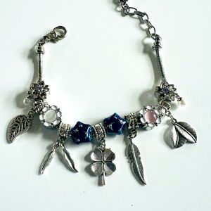 Leaves Charm Bracelet (8 inches)